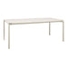 Fermob Calvi Table minérale 195 x 95cm Gris argile A5 Aeris E9 