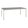 Fermob Calvi Table minérale 195 x 95cm Gris argile A5 Kreta F1 