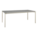Fermob Calvi Table minérale 195 x 95cm Gris argile A5 Kreta F1 