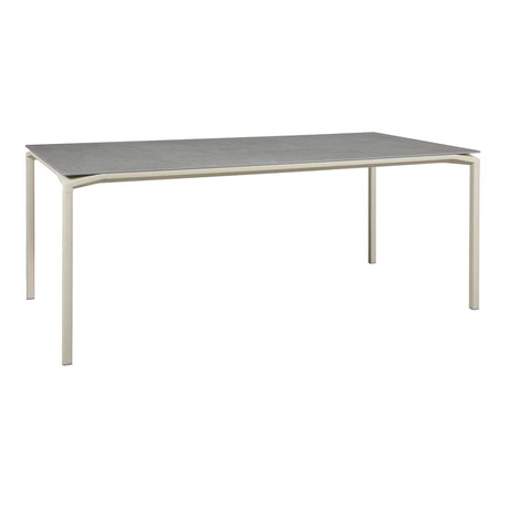 Fermob Calvi Table minérale 195 x 95cm Gris argile A5 Kreta F1 