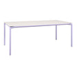 Fermob Calvi Table minérale 195 x 95cm Guimauve D1 Aeris E9 