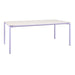 Fermob Calvi Table minérale 195 x 95cm Guimauve D1 Aeris E9 