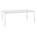 Fermob Calvi Table minérale 195 x 95cm Menthe glaciale A7 Aeris E9 