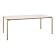Fermob Calvi Table minérale 195 x 95cm Muscade 14 Aeris E9 