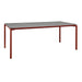 Fermob Calvi Table minérale 195 x 95cm Ocre rouge 20 Kreta F1 
