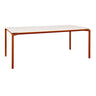 Fermob Calvi Table minérale 195 x 95cm Orange confite E2 Aeris E9 
