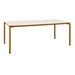 Fermob Calvi Table minérale 195 x 95cm Pain d'épices D2 Aeris E9 