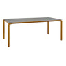Fermob Calvi Table minérale 195 x 95cm Pain d'épices D2 Kreta F1 