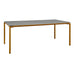 Fermob Calvi Table minérale 195 x 95cm Pain d'épices D2 Kreta F1 