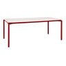 Fermob Calvi Table minérale 195 x 95cm Piment 43 Aeris E9 
