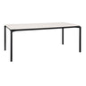 Fermob Calvi Table minérale 195 x 95cm Réglisse 42 Aeris E9 