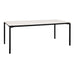 Fermob Calvi Table minérale 195 x 95cm Réglisse 42 Aeris E9 