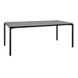 Fermob Calvi Table minérale 195 x 95cm Réglisse 42 Kreta F1 