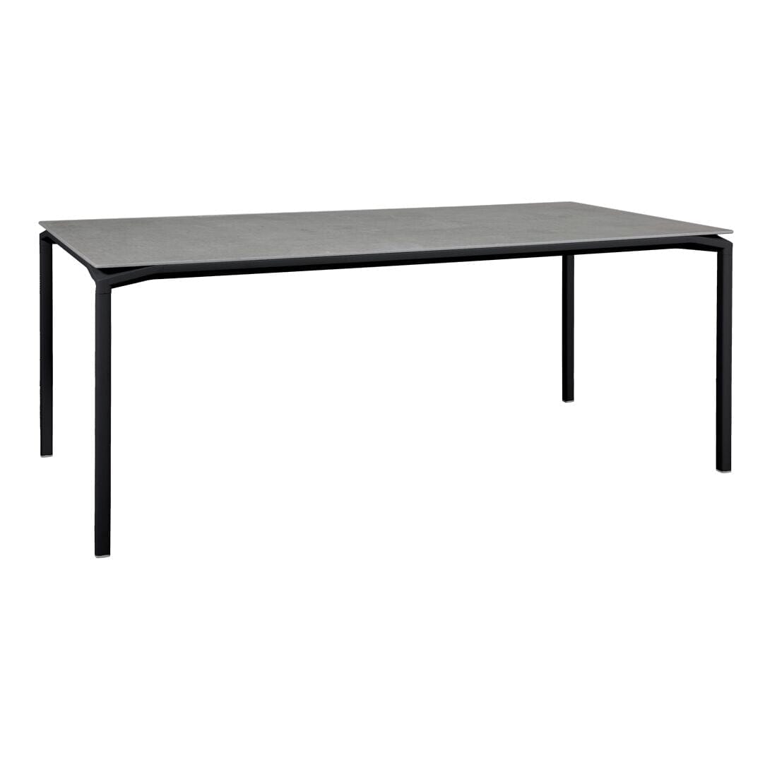 Fermob Calvi Table minérale 195 x 95cm Réglisse 42 Kreta F1 