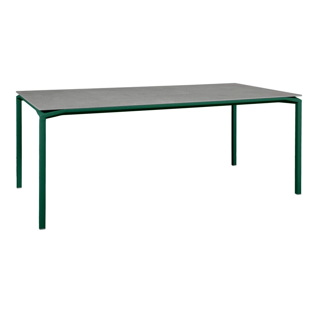 Fermob Calvi Table minérale 195 x 95cm Vert cèdre 02 Kreta F1 