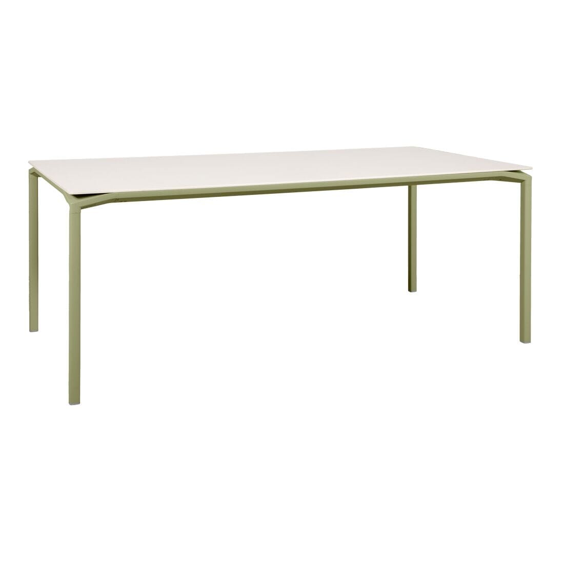 Fermob Calvi Table minérale 195 x 95cm Vert tilleul 65 Aeris E9 