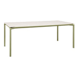 Fermob Calvi Table minérale 195 x 95cm Vert tilleul 65 Aeris E9 