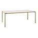Fermob Calvi Table minérale 195 x 95cm Vert tilleul 65 Aeris E9 