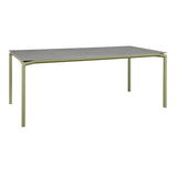 Fermob Calvi Table minérale 195 x 95cm Vert tilleul 65 Kreta F1 