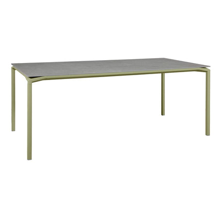 Fermob Calvi Table minérale 195 x 95cm Vert tilleul 65 Kreta F1 