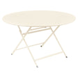 Fermob Caractère Table Ø 128cm Beige latte E8 