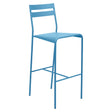 Fermob Facto Chaise de bar Bleu maya E1 