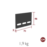 Fermob Goosto Crédence Plancha 