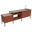 Fermob Goosto Cuisine la généreuse Ocre rouge 20 