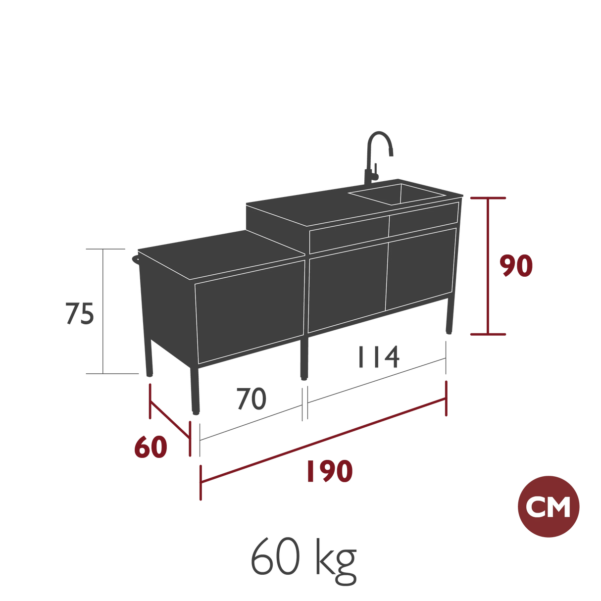 Fermob Goosto Cuisine la gourmande 