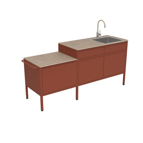 Fermob Goosto Cuisine la gourmande Ocre rouge 20 