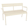 Fermob Luxembourg Banc de Jardin 2 places avec accoudoirs Beige latte E8 