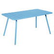 Fermob Luxembourg Table 143 x 80cm Bleu maya E1 