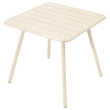 Fermob Luxembourg Table 4 Pieds 80 x 80cm Beige latte E8 