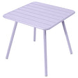 Fermob Luxembourg Table 4 Pieds 80 x 80cm Guimauve D1 