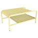 Fermob Luxembourg Table basse 90 x 55cm Citron givré A6 