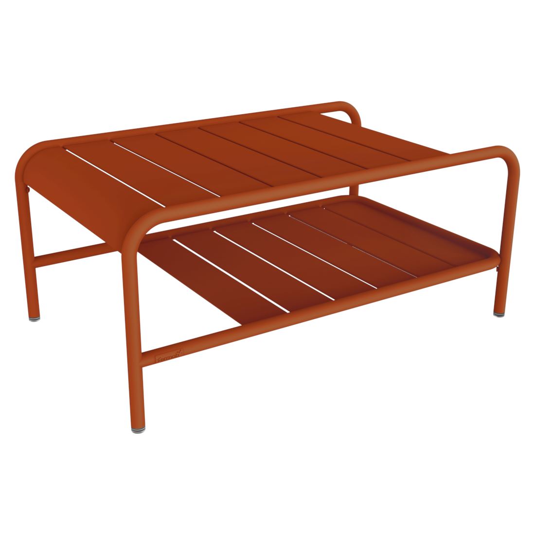 Fermob Luxembourg Table basse 90 x 55cm Orange confite E2 