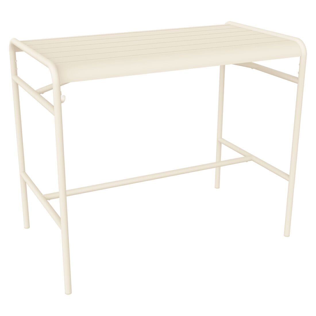 Fermob Luxembourg Table haute 126 x 73cm Beige latte E8 