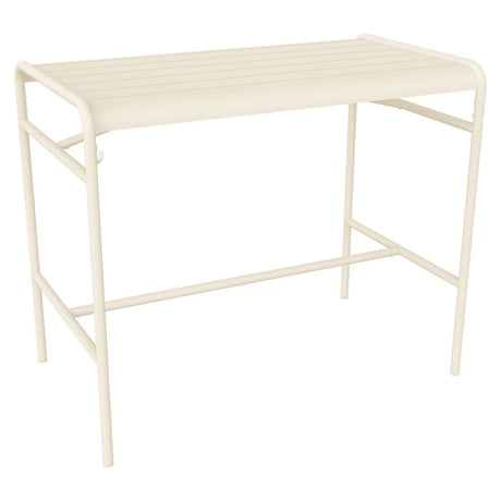 Fermob Luxembourg Table haute 126 x 73cm Beige latte E8 