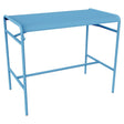 Fermob Luxembourg Table haute 126 x 73cm Bleu maya E1 
