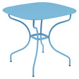 Fermob Opéra+ Table carronde 82 x 82cm Bleu maya E1 