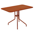 Fermob Pétale Table 110 x 70cm Orange confite E2 