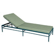 Fermob Rivage Bain de soleil Bleu acapulco 21 Natté Sunbrella Cactus 82 