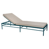 Fermob Rivage Bain de soleil Bleu acapulco 21 Teint Masse Texture Stracciatella M01284 