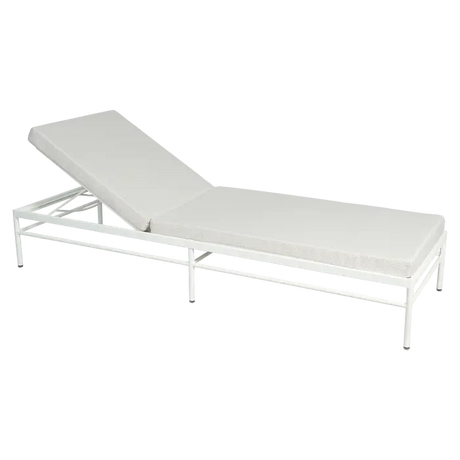 Fermob Rivage Bain de soleil modulable Blanc coton 01 Perle D4 
