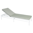 Fermob Rivage Bain de soleil modulable Blanc coton 01 Teint Masse Mix Vert Prairie M01354 