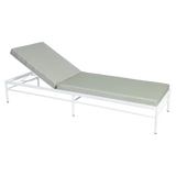 Fermob Rivage Bain de soleil modulable Blanc coton 01 Teint Masse Mix Vert Prairie M01354 