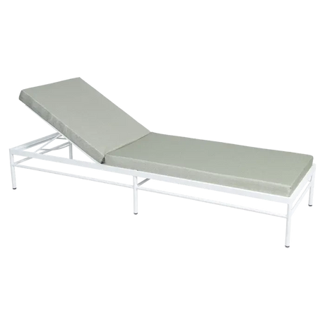 Fermob Rivage Bain de soleil modulable Blanc coton 01 Teint Masse Mix Vert Prairie M01354 