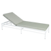 Fermob Rivage Bain de soleil modulable Blanc coton 01 Teint Masse Mix Vert Prairie M01354 