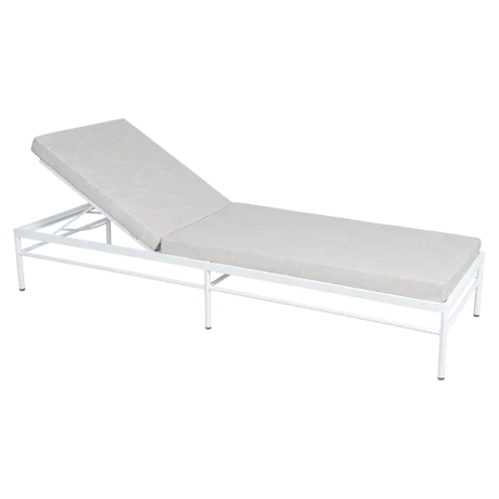 Fermob Rivage Bain de soleil modulable Blanc coton 01 Teint Masse Texture Osier M0605 