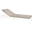 Fermob Rivage Bain de soleil modulable Blanc coton 01 Teint Masse Texture Stracciatella M01284 